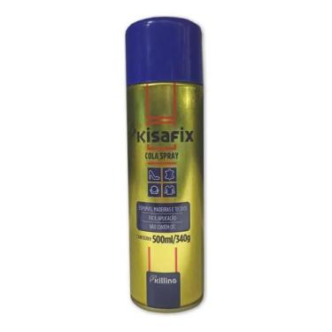 Imagem de Cola De Contato Spray Kisafix 340g - Spray - Congratulations Store
