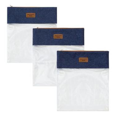 Imagem de Saquinho de Maternidade Batistela Baby - 3 Peças 30cm x 33cm Várias Co