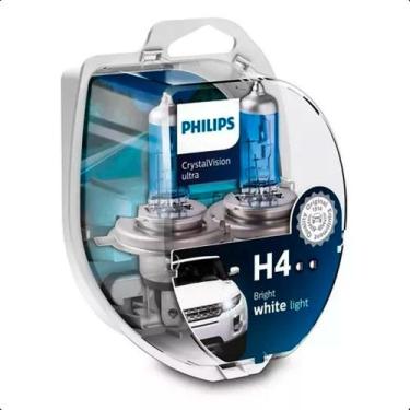 Imagem de Par Lâmpada H4 Philips Crystal Vision Ultra Astra 1995-1997