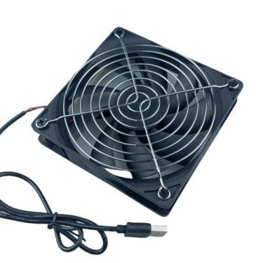 Imagem de 120x120x25mm 120mm 12cm DC 5V USB Power Cooling Case Fan para receptor