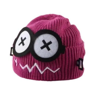 Imagem de Gorro De Inverno Feminino Quente E Confortável Com Estampa De Desenho 