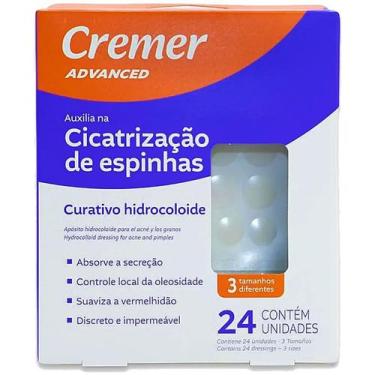 Imagem de Curativos Hidrocoloide Para Acnes e Espinhas 24 unidades - Cremer
