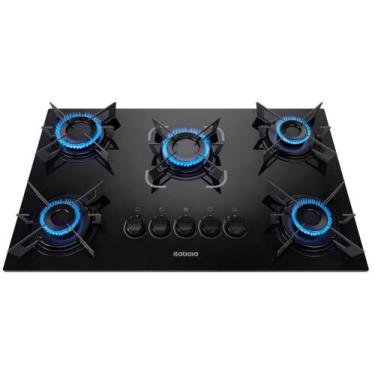 Imagem de Cooktop Itatiaia Electra 5 Bocas Mesa de Vidro Temperado e Acendimento