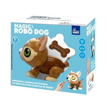 Imagem de Robô Cachorro Eletrônico com sensor Magic Robo Dog Fenix - Fênix