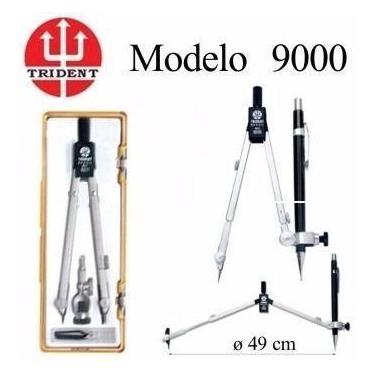 Imagem de Compasso Profissional com Adaptador Universal Trident 9000