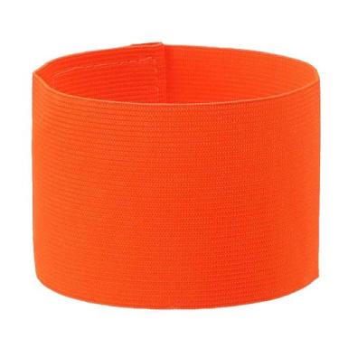 Imagem de Braçadeira de Capitão Genérica Ajustável de Nylon Elástico Laranja - M