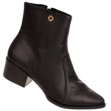 Imagem de Bota Cano Baixo Bebece T2832 Feminina, Preto, 35