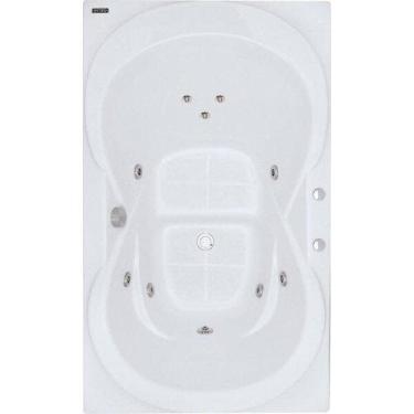 Imagem de Banheira Hidromassagem Astra Due Luxo 160CMX90CMX44CM - 04 Jatos Acríl