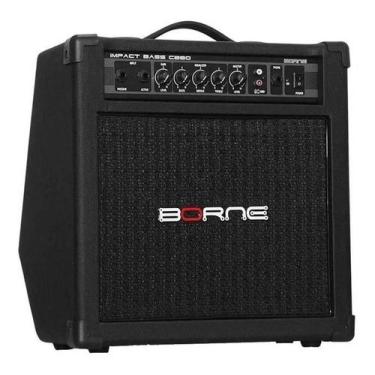 Imagem de Amplificador Borne Impact Bass CB80 para contrabaixo de 30W cor preto 