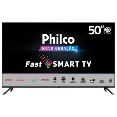 Imagem de Smart TV Philco PTV50G70SBLSG 50 Polegadas 4K LED Dolby Áudio Sistema Fast Bivolt