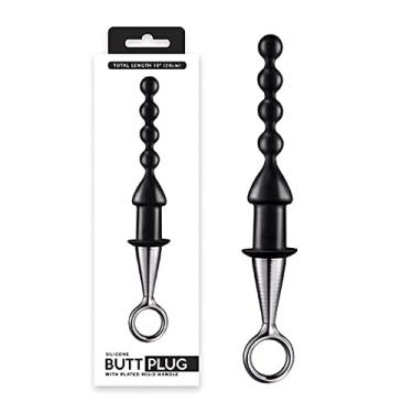 Imagem de Plug Silicone Butt Balls 26cm - Com alça de Metal - 4662