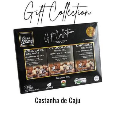 Imagem de Gift Collection De Chocolate Orgânico Com Castanha De Caju 50% Cacau C