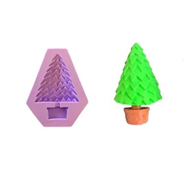 Imagem de Confeitaria dos moldes, F714 MOLDE DE SILICONE ARVORE DE NATAL CONFEITARIA ARTESANATO