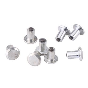 Imagem de KIMISS Steel + Aço de tungstênio 100 peças 9 mm/0,35 polegada Parafusos de pneu de roda neve gelo lama lama antiderrapante parafuso de roda para carro caminhão SUV ATV, motocicleta, bicicleta, sapato