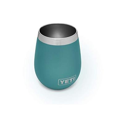 Imagem de YETI Copo de vinho Rambler 283 g, isolado a vácuo, aço inoxidável, verde rio