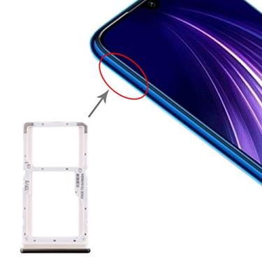 Imagem de HONGYAN Peças de substituição de telefone celular Bandeja de cartão SIM + bandeja de cartão SIM/bandeja de cartão Micro SD para Xiaomi Redmi Note 8 Pro Acessórios telefônicos