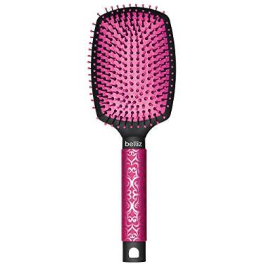 Imagem de Escova Tattoo Racket, Belliz, Preto/Rosa