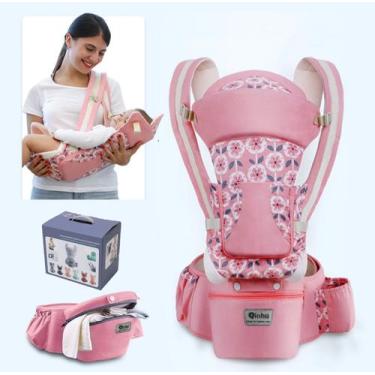 Imagem de Canguru Carregador De Bebê Ergonômico Com Assento Na Cintura Hipseat A