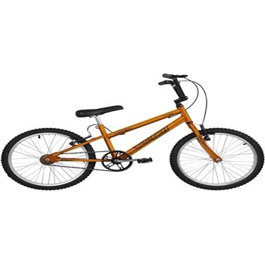 Imagem de Bicicleta de Passeio Ultra Bikes Esporte Chrome Line Rebaixada Aro 20 Reforçada Freio V-Brake Infantil Juvenil Laranja Orange