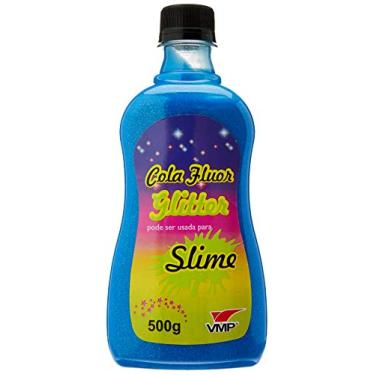 Imagem de Cola Color Fluo Gli 500G Cor Unica Caixa C/6 Azul