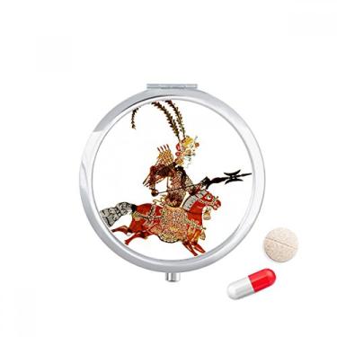 Imagem de Porta-comprimidos, porta-comprimidos, porta-comprimidos, porta-malas, cabeça de brinquedo, porta-remédios