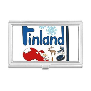 Imagem de Carteira de bolso com estampa de marco nacional da Finlândia