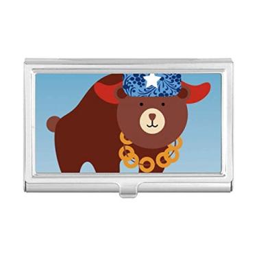 Imagem de Carteira de bolso com estampa de urso com símbolo nacional da Rússia