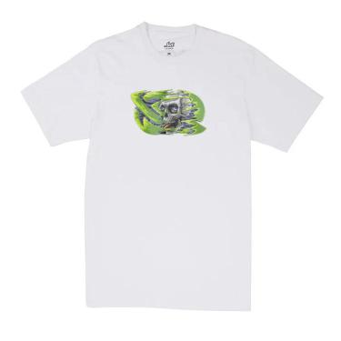 Imagem de Camiseta Lost Saturn Skull WT23 Masculina Branco