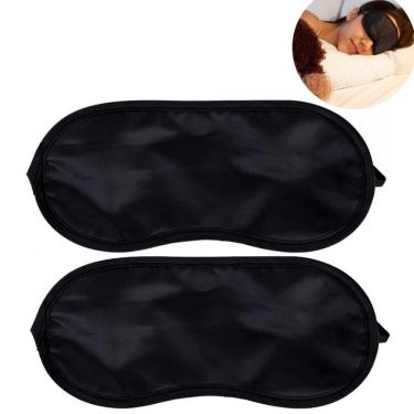 Imagem de Kit 2 Máscaras De Dormir Bem Tapa Olhos Sem Luz Corta