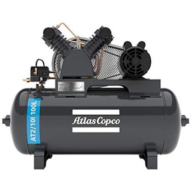 Imagem de Compressor Atlas Copco At 2 10I 100 Litros 140 Libras 2 cv Trifásico IP21 220/380v