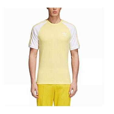 Imagem de Adidas Camiseta Masculina Lim o Manga Curta Raglan, Intense Lemon, X-Large