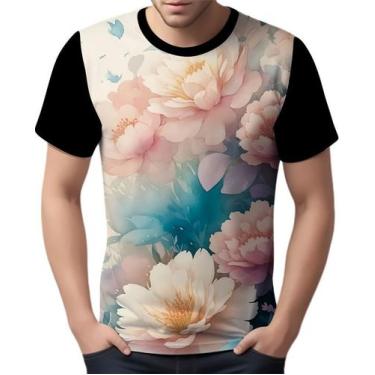 Imagem de Camisa Camiseta Estampa Art Floral Flor Natureza Florida 5 - Enjoy Sho