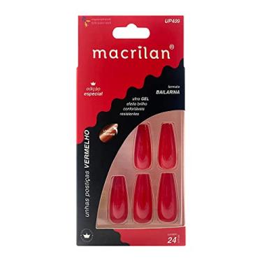 Imagem de Macrilan Unha Postiça Bailarina Up409 Vermelho -