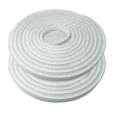 Imagem de Baoblaze Fita de vedação, tira de vedação de portas de janelas, à prova de vento, isolamento acústico, fita de calafetagem à prova de poeira, branco