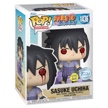 Imagem de Funko Pop! Animation: Naruto Shippuden - Sasuke Uchiha Half Susano (Amaterasu) Edição Especial Multicolor Glow Exclusivo #1436 - Brilha no Escuro