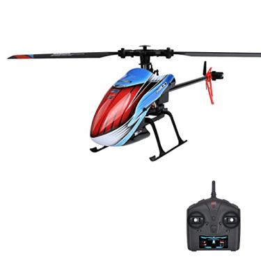 Imagem de SAGNUS K200 Helicóptero de controle remoto 2,4 GHz Drone de controle remoto Giroscópio de 6 eixos Estabilização Aileronless Fluxo óptico Posicionamento Altitude Hold Brinquedo Presente para meninos