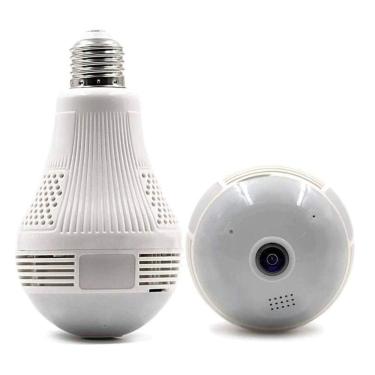 Imagem de Lâmpada Câmera 360 C/Microfone Alarme Sensor De Presença
