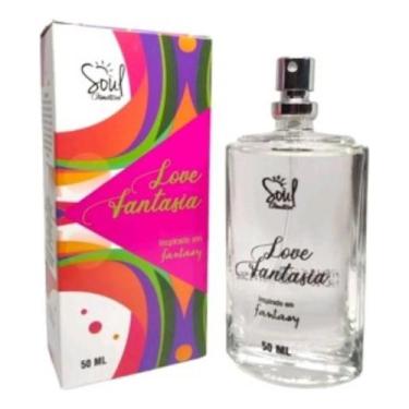 Imagem de Perfume Love Fantasia Feminino 50ml Fragrância Romântica - Soul Cosmet