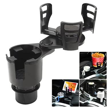 Imagem de Expansor de suporte de copo atualizado para carro 2 em 1 multifuncional suporte de copo de carro extensor adaptador com base ajustável compatível com Hydro Flask, Yeti, Nalgene, 32/4 onças garrafas grandes canecas de bebidas