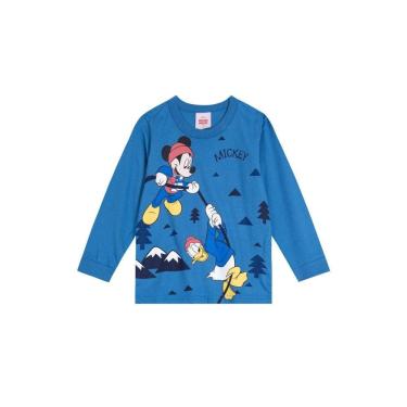 Imagem de Camiseta Mickey Mouse Em Malha Infantil Menino Brandili