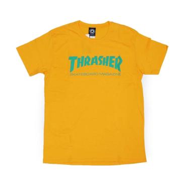 Imagem de Camiseta Thrasher Magazine Skate Mag - Amarelo/Verde-Masculino