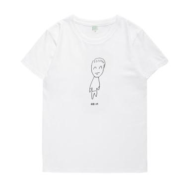 Imagem de Camiseta JIN Su-ga V Jimin Jungkook J-Hope RAPMONSTER estampada moderna para fãs algodão gola redonda manga curta, Rm branco, XXG
