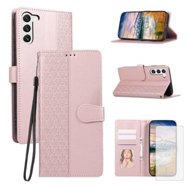 Imagem de Asuwish Capa de telefone para Samsung Galaxy S23 5G capa carteira com protetor de tela de vidro temperado e alça de pulso flip porta-cartão de crédito suporte celular S 23 23S GS23 G5 SM-S911U 6,1