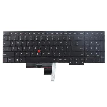 Imagem de Novo teclado de substituição compatível com Lenovo ThinkPad Edge E530 E530c E535 E545 com ponteiro sem retroiluminação