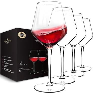 Imagem de Conjunto de 4 taças de vinho de plástico (425 g) | Taças de vinho inquebráveis com haste | 100% livre de Tritan e BPA | Seguro para lava-louças | Incrível para piscina, praia, viagens, piscina, acampamento, praia, piquenique, uso diário.