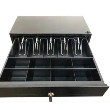 Imagem de Gaveta Caixa Para Dinheiro Registradora Com Chave