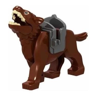 Imagem de Blocos De Montar Lobo Senhor Dos Anéis Hobbit Potter