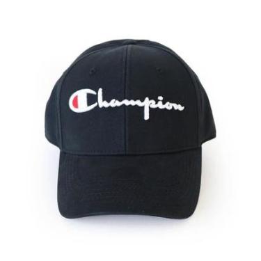 Imagem de Boné Champion Dad Hat CL Twill Script Heritage - Preto-Unissex