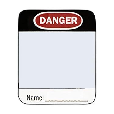 Imagem de Master Lock Etiqueta de identificação com foto S142 para cadeados 406 e 410, capacidade, volume, padrão, branco