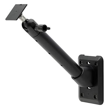 Imagem de Holicfun Suporte de parede universal para painel solar Ring, Eufy, Arlo, Wyze, Reolink painéis solares e mais, braço de montagem estendido, ajustável em vários ângulos (preto)